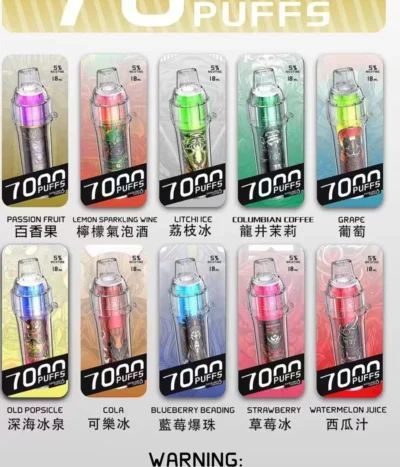 Hebat 喜貝抛棄式7000口
