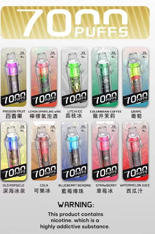 Hebat 喜貝抛棄式7000口