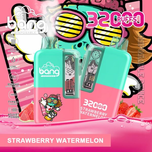 Bang 32000Puffs Strawberry Watermelon