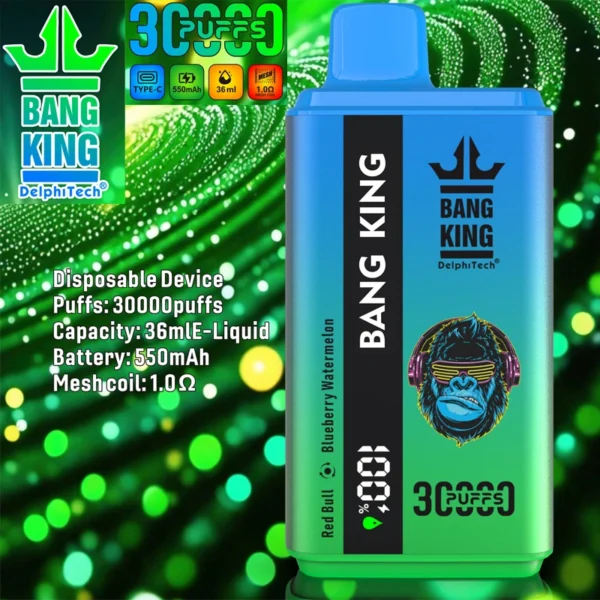 Bang King 30000 Puffs Double Flavors Smart Screen 4