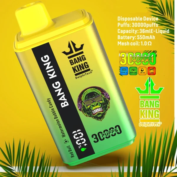 Bang King 30000 Puffs Double Flavors Smart Screen 5
