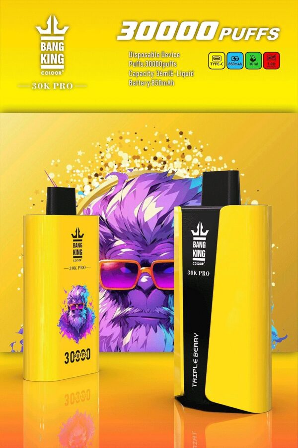 Bang King 30000Puffs Pro Triple Berry