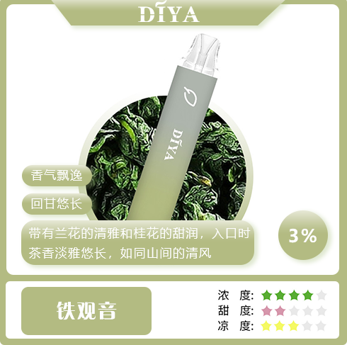 DIYA抛棄式 鐵觀音
