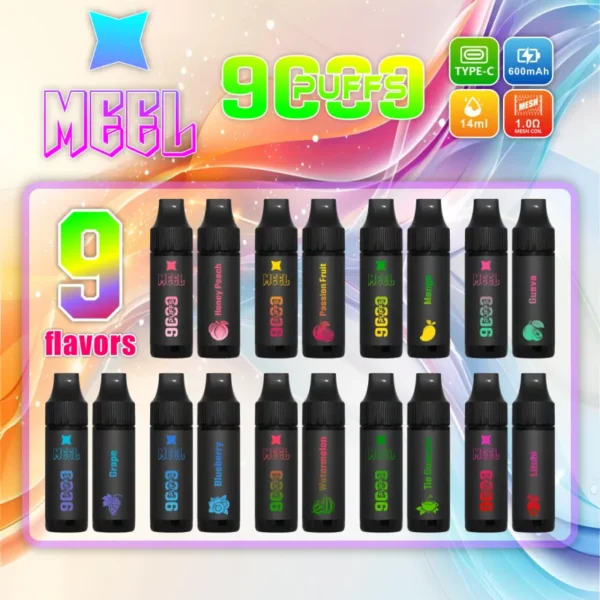 MEEL 9000口 一次性電子煙 Mabro同款 可充電