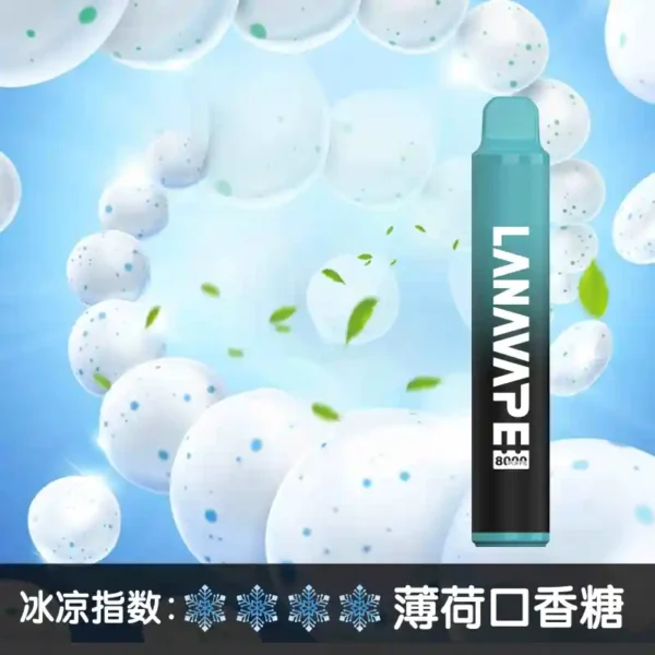 lana8000口 薄荷口香糖 1
