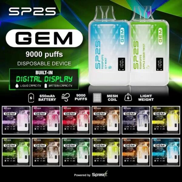 SP2S 思博睿 9000口一次性電子煙 最新款抛棄式 ⚡台灣現貨